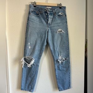 Levi Wedgie jeans